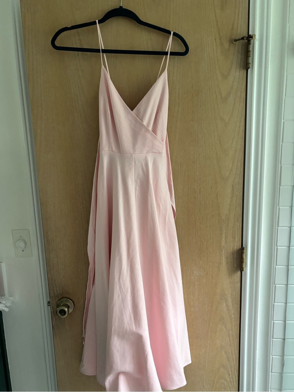Zara linen blend dress
